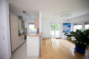 Wohnung zum Mieten: 8045 Graz - Wohnzimmer mit offener Küche