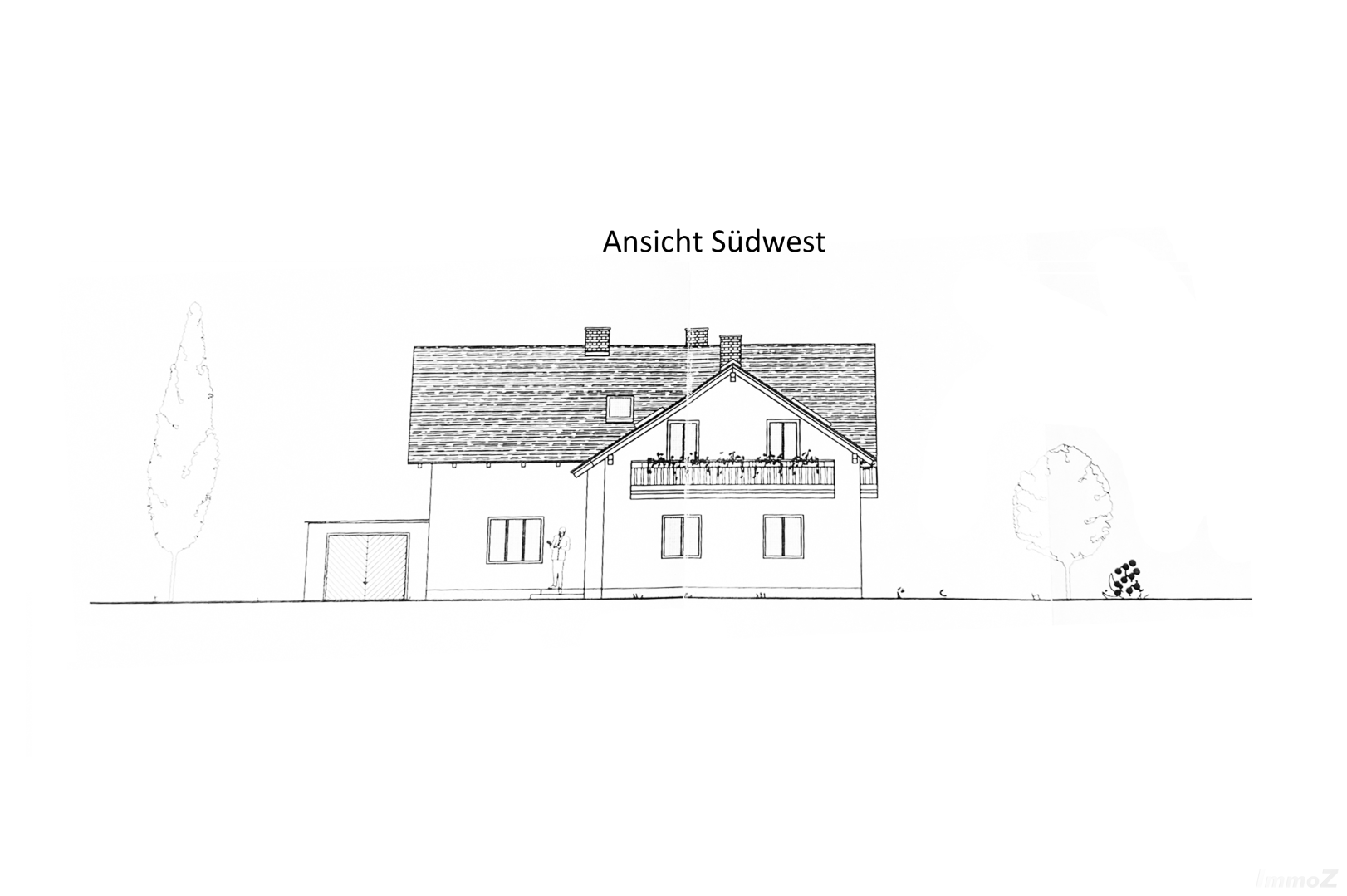 Zinshaus/Renditeobjekt/Gewerbeobjekt zum Kaufen: Judendorfer Straße 70, 8112 Gratwein - Ansicht Südwest