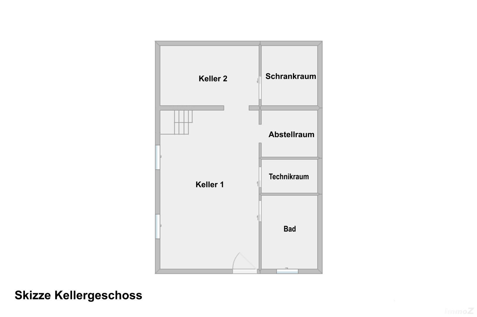 Haus zu kaufen: Kienersee ll, 2325 Velm - Grundriss KG