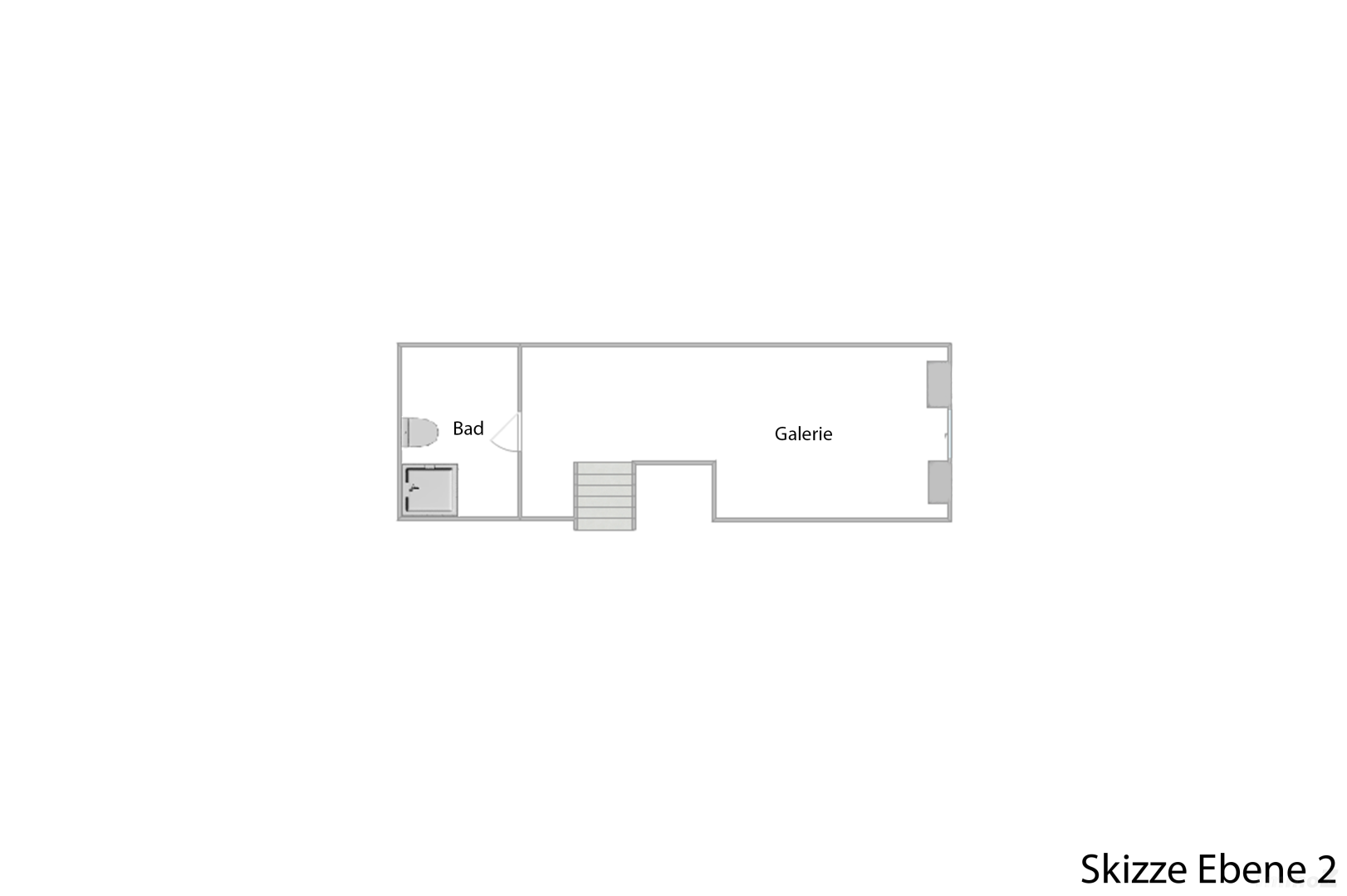 Wohnung zu mieten: Stiegengasse 7, 8010 Graz - Grundriss Ebene 2