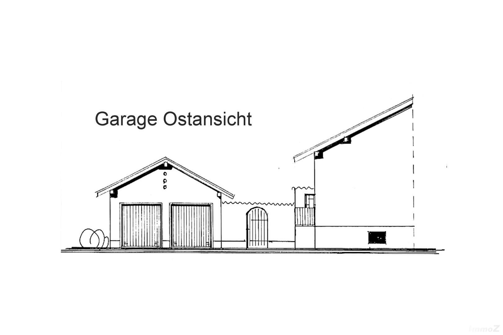 Haus zu kaufen: Spitzäckerweg 64, 8055 Graz - Garage Ostansicht