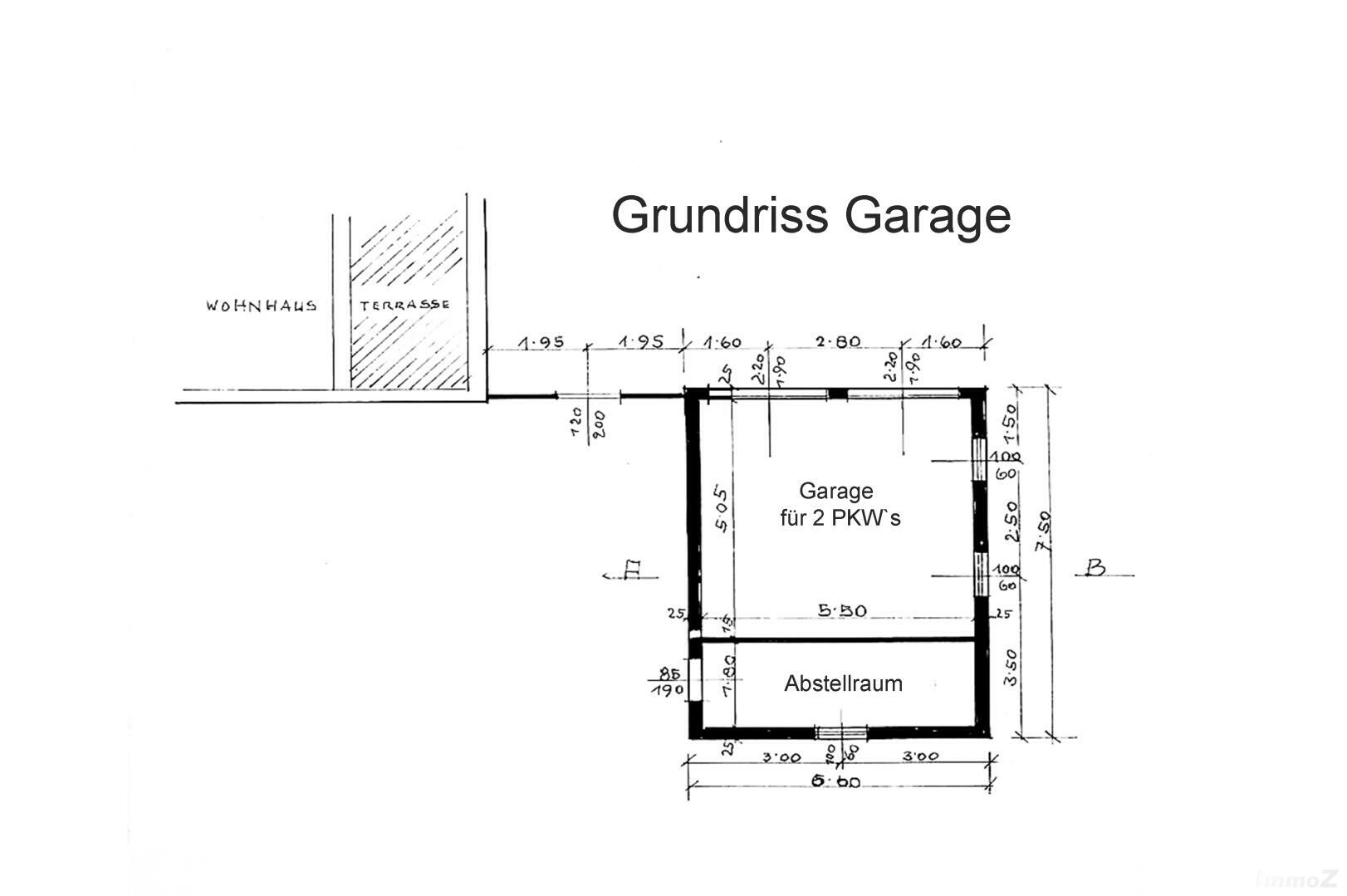 Haus zu kaufen: Spitzäckerweg 64, 8055 Graz - Garage Grundriss-1