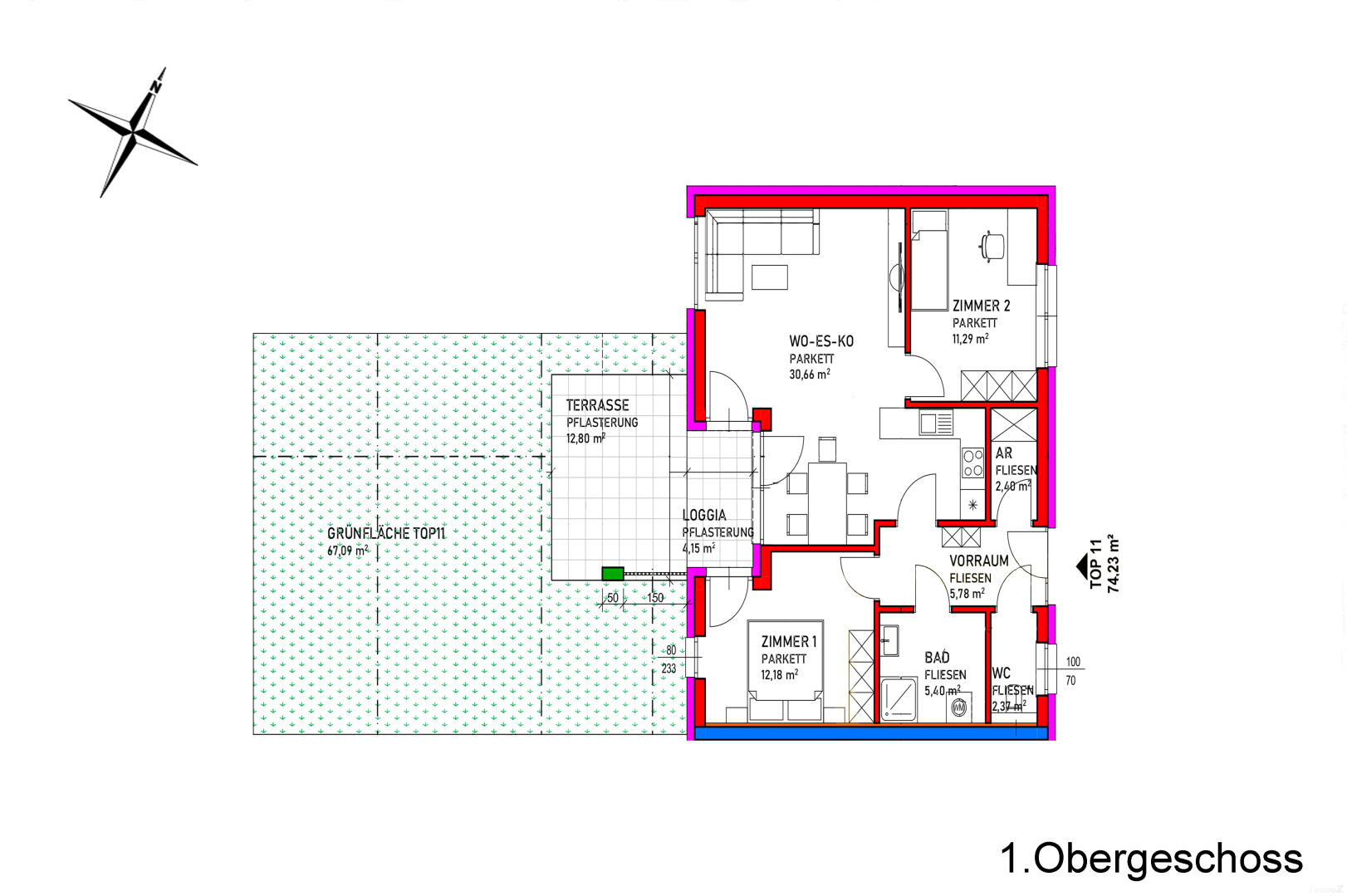 Wohnung zu kaufen: Schmiedgasse 14, 8430 Leibnitz - Top 11-1